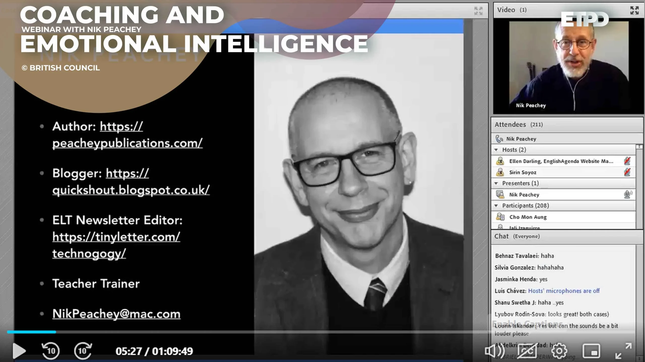  Coaching and Emotional Intelligence Webinar by Nik Peachy